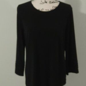Karl Lagerfeld Paris Blouse w/ Embroidered Cuffs